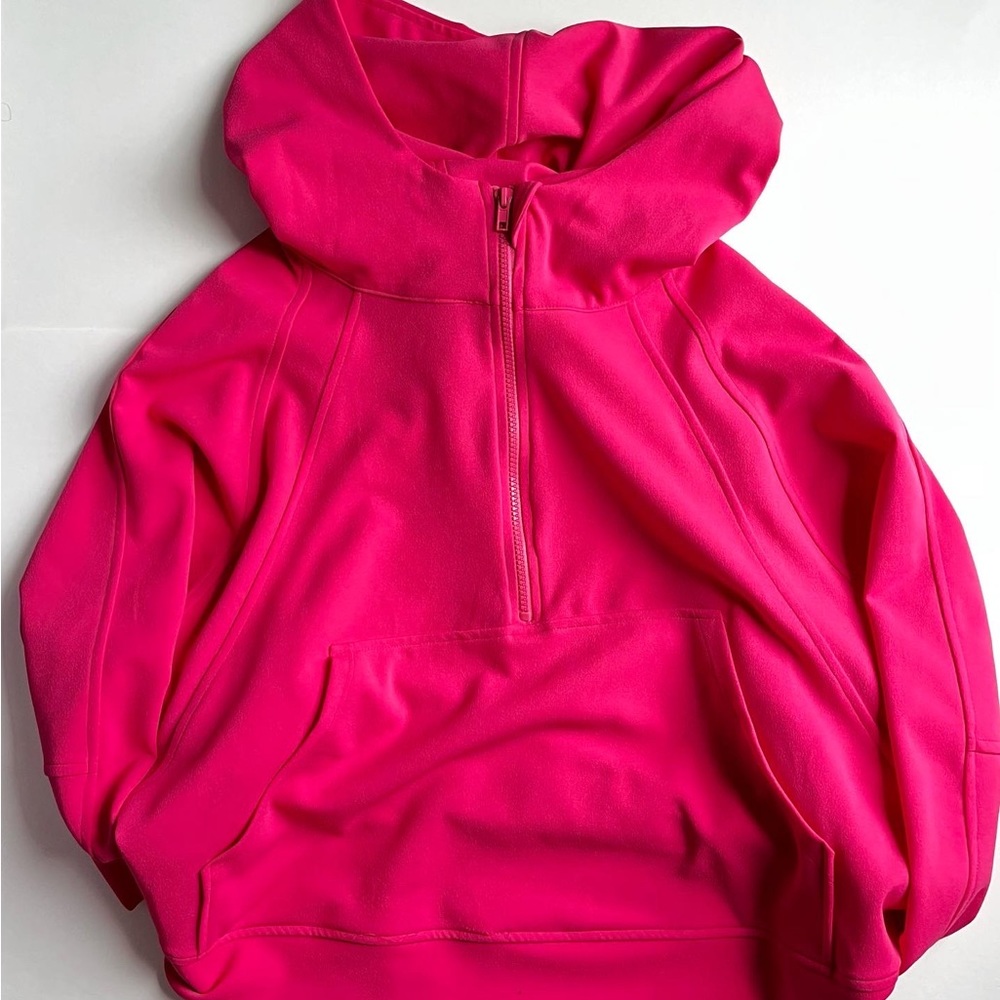 Bright pink hoodie pullover!